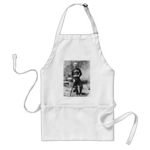 Vintage sportfoto, Boston-honkballer Standaard Schort