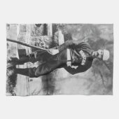 Vintage sportfoto, Boston-honkballer Theedoek (Horizontaal)