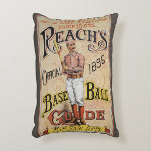 Vintage sporthonkbal, Reach's gidscoverafbeelding Accent Kussen