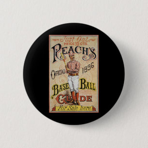 Vintage sporthonkbal, Reach's gidscoverafbeelding Ronde Button 5,7 Cm