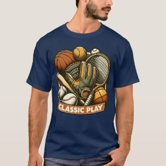 Vintage Sports VibesInspirational Sports Quotes re T-shirt