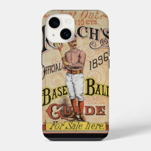 Vintage sportshonkbal, Reach's gids omslagillustra iPhone 14 Hoesje