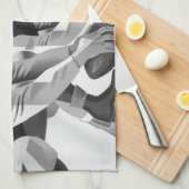 Vintage sportvoetbalspelers, quarterback theedoek (Quarter Fold)