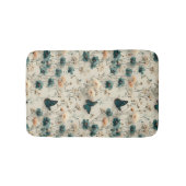 Vintage Spring Flowers and Butterflies Badmat (Voorkant)