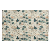 Vintage Spring Flowers and Butterflies Kussensloop (Achterkant)