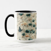 Vintage Spring Flowers and Butterflies Mok (Links)