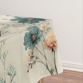 Vintage Spring Flowers and Butterflies Tafelkleed (Voorbeeld)