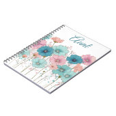 Vintage Spring Flowers for Aunt Notitieboek (Linkerzijde)