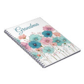 Vintage Spring Flowers for Grandma Notitieboek (Rechterzijde)