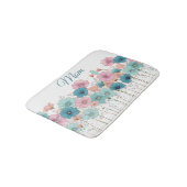 Vintage Spring Flowers for Mom Badmat (Gekanteld)
