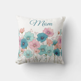 Vintage Spring Flowers for Mom Kussen