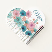 Vintage Spring Flowers for Mom Notitieboek (Achterkant)