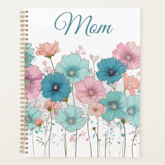 Vintage Spring Flowers for Mom Planner (Voorkant)