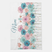 Vintage Spring Flowers for Mom Theedoek (Verticaal)