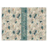 Vintage Spring Wildflowers & Butterfly for Family Tafelkleed (Voorkant (Horizontaal))