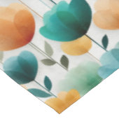 Vintage Spring Yellow and Green Floral Tafelkleed (Gekanteld)