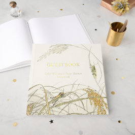 Vintage Sprinkhaan Baby Borrel Gastenboek