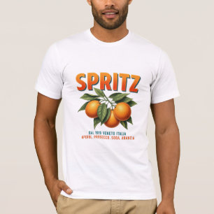 Vintage Spritz Italiaanse Aperitief Design T-shirt