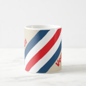 Vintage Squadron Strepen met Naam Koffiemok (Center)