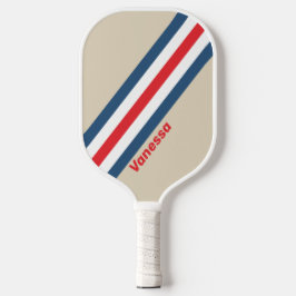Vintage Squadron Strepen met Naam Pickleball Paddle
