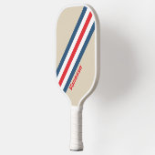 Vintage Squadron Strepen met Naam Pickleball Paddle (Links)