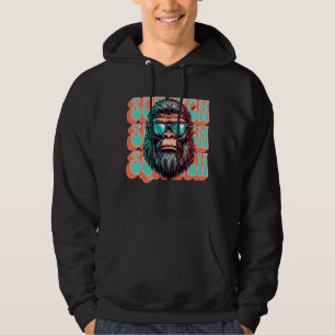 Vintage Squatch Retro Stijl Comic Pop Art Hoodie