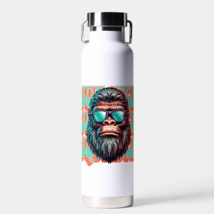 Vintage Squatch Retro Stijl Comic Pop Art Waterfles