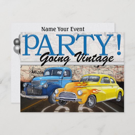 VINTAGE - SRF KAART (Voorkant / Achterkant)