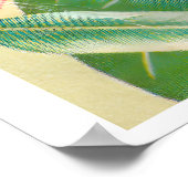 Vintage Sri Lanka Flower Print - Postage Stam (Hoek)