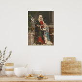 Vintage St. Anne en Maagd Mary Katholiek Poster (Keuken)