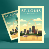 Vintage  St. Louis Missouri  Briefkaart