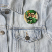 Vintage St. Patrick's Day Button (In situ)
