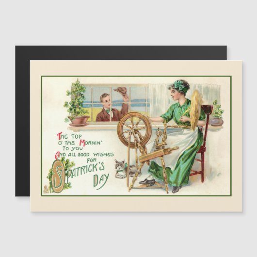 Vintage St. Patrick's Day Greeting (Voorkant / Achterkant)