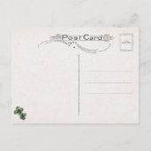Vintage St. Patrick's Day Greeting Briefkaart (Achterkant)