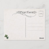 Vintage St. Patrick's Day Greeting Briefkaart (Achterkant)