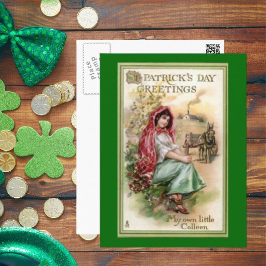 Vintage St. Patrick's Day Greeting Briefkaart