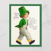 Vintage St. Patrick's Day Greeting Briefkaart (Voorkant)