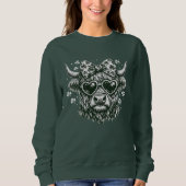 Vintage St. Patrick's Day Hooglandrund Trui (Voorkant)