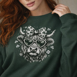 Vintage St. Patrick's Day Hooglandrund Trui