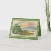 Vintage St.Patrick's Day Kaart (Voorkant)