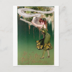 Vintage St. Patrick's Day Postcard reproductie Briefkaart