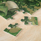 Vintage St. Patrick's Day-souvenir, Ierse schone Legpuzzel (Zijkant)