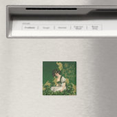 Vintage St. Patrick's Day-souvenir, Ierse schone Magneet (Insitu (Vaatwasser))