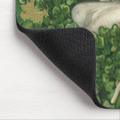 Vintage St. Patrick's Day-souvenir, Ierse schone Muismat (Hoek)