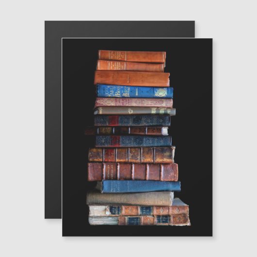 VIntage Stack of Old Books Postcard (Voorkant / Achterkant)