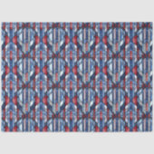 Vintage Stained Glass Patriotic Tissuepapier (Voorkant)