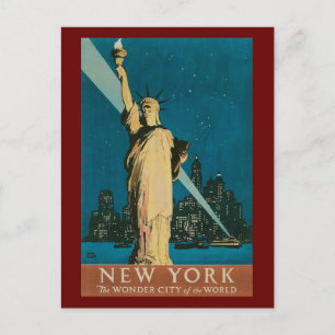 Vintage Statue of Liberty Postcard Briefkaart