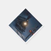 Vintage Steam Engine Locomotive In Winter Servet (Hoek)