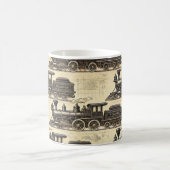 Vintage Steam Train Pattern | Heritage Railway Mug Koffiemok (Center)