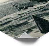 Vintage Steamer SS Lusitania Poster (Hoek)